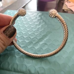 Swarovski Crystal cuff bracelet by Touchstone